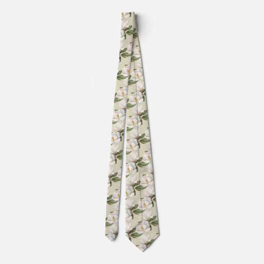 Magnolia Floral Cravate (Dos)