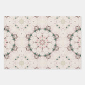  Magnolia Floral Ephemera Pattern Inpakpapier Vel (Voorkant 3)