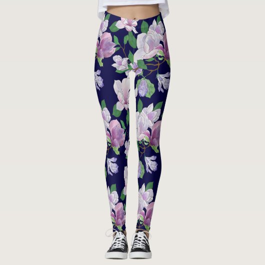 Magnolia Floral Frenzy Leggings (Voorkant)