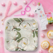 Magnolia Floral Paper Bord (Feest)