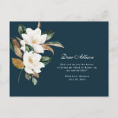 Magnolia floral serez-vous ma carte Maid of Honor (Dos)