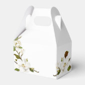 Magnolia Floral Wedding Bedankdoosjes (Achterkant)