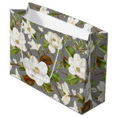 Magnolia Floral Wedding Groot Cadeauzakje (Voorkant Gekanteld)