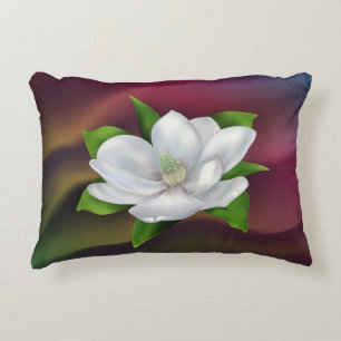 Magnolia Flower Accent Kussen