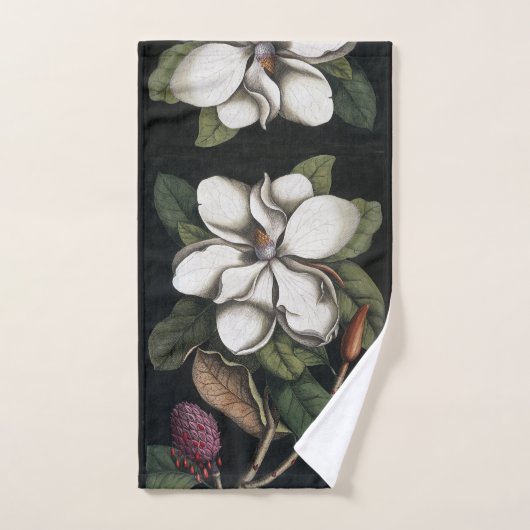  Magnolia Flower Blossom Bath Towel Set Bad Handdoek (Handdoek)