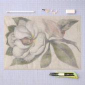  Magnolia Flower Botanical Decoupage Tissuepapier (Craft)