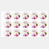 Magnolia Flower Business Labels (Vel)