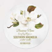 Magnolia Flower Labels (Design 2)