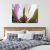 magnolia flower macroshot canvas afdruk (Insitu (Slaapkamer))