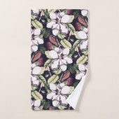 Magnolia Flower Pattern Bad Handdoek (Handdoek)