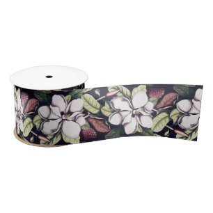 Magnolia Flower Pattern Lint