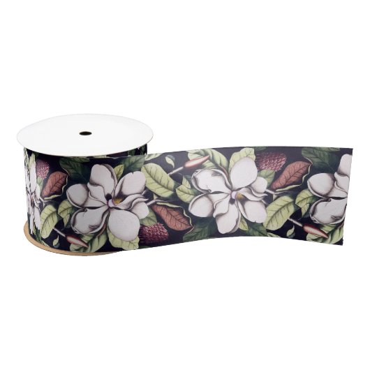 Magnolia Flower Pattern Lint (Spoel)