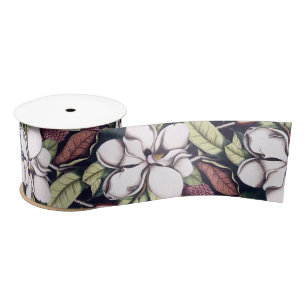 Magnolia Flower Pattern Lint