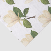 Magnolia Flower Pattern Tissuepapier (Detail)