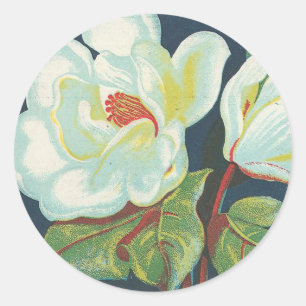 Magnolia Flower Ronde Sticker