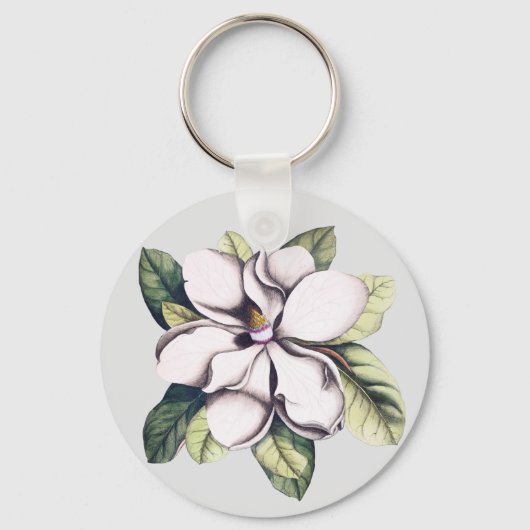 Magnolia Flower Sleutelhanger (Voorkant)