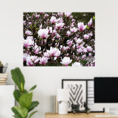 Magnolia Garden Poster (Thuiskantoor)