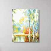 Magnolia Gardens | Alfred Hutty Canvas Afdruk (Voorkant)