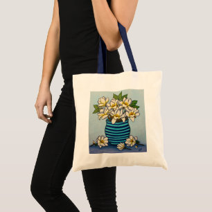 Magnolia Grandiflora Budget Bag van Lisa Lorenz Tote Bag