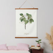 Magnolia  illustratie hangend wandkleed (Slaapkamer)