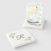 Magnolia Initiaal Onderzetter (Zijkant)