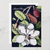 Magnolia - Invitation de douche nuptiale (Devant / Derrière)