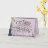 Magnolia & Lace Birthday Card Kaart (Gele Bloem)