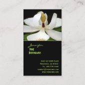 Magnolia, macro carte de visite photographique (Dos)