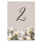 Magnolia Mariage Réception Table Numéro Cartes (Par défaut)