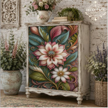 Magnolia Nouveau Kunst Decoupage