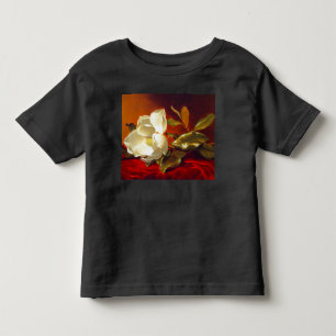 Magnolia op rode fluweel Martin Johnson Heade Kinder Shirts