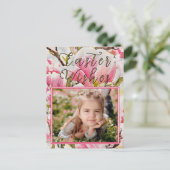 Magnolia Paasfoto Briefkaart (Staand voorkant)