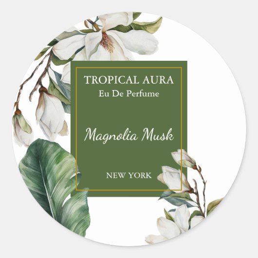 Magnolia Parfum Label (Voorkant)
