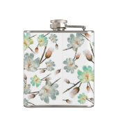 Magnolia Pattern Flask Heupfles (Achterkant)