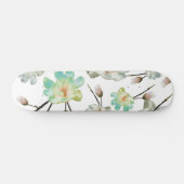 Magnolia Pattern Skateboard Deck (Horizontaal)