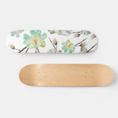 Magnolia Pattern Skateboard Deck (Horizontaal)