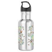 Magnolia Pattern Water Fles (Achterkant)