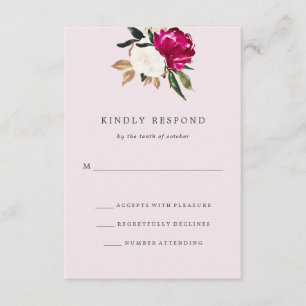 Magnolia peint Réponse Mariage rose pâle