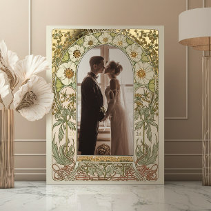 Magnolia Photo Foil Poster Art Nouveau Mariage
