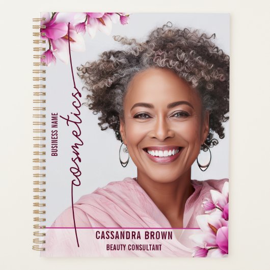 Magnolia Pink Floral Business (Devant)