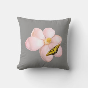 Magnolia Print, Waarde Poster Papier (Halfglans) Kussen