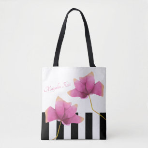 Magnolia Rosé Modern Floral Design Draagtas