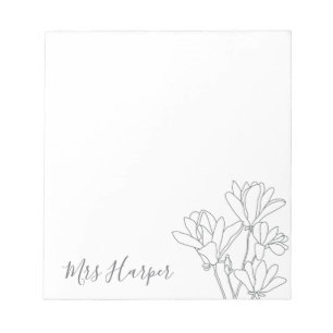 Magnolia schets notitieblok