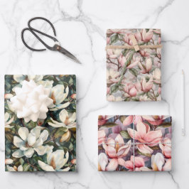 Magnolia Set van inpakpapier