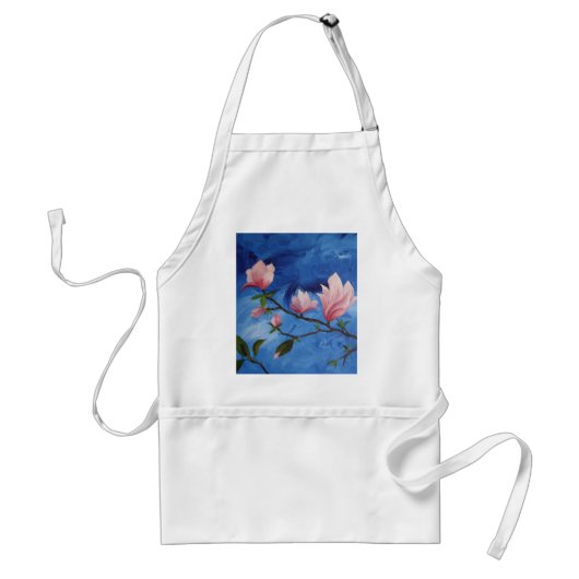Magnolia Sky apron Standaard Schort (Voorkant)
