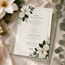 Magnolia Southern Charm Huwelijksdetails Kaart