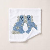 Magnolia Staffordshire Chiens Ginger Jars (Gant de toilette)