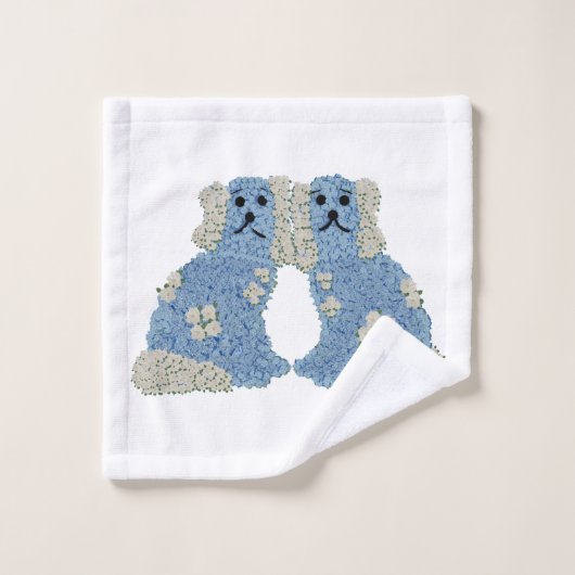 Magnolia Staffordshire Chiens Ginger Jars (Gant de toilette)