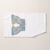 Magnolia Staffordshire Chiens Ginger Jars (Serviette à main)