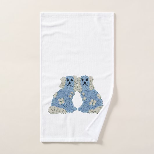 Magnolia Staffordshire Dogs Ginger Jars Bad Handdoek (Handdoek)